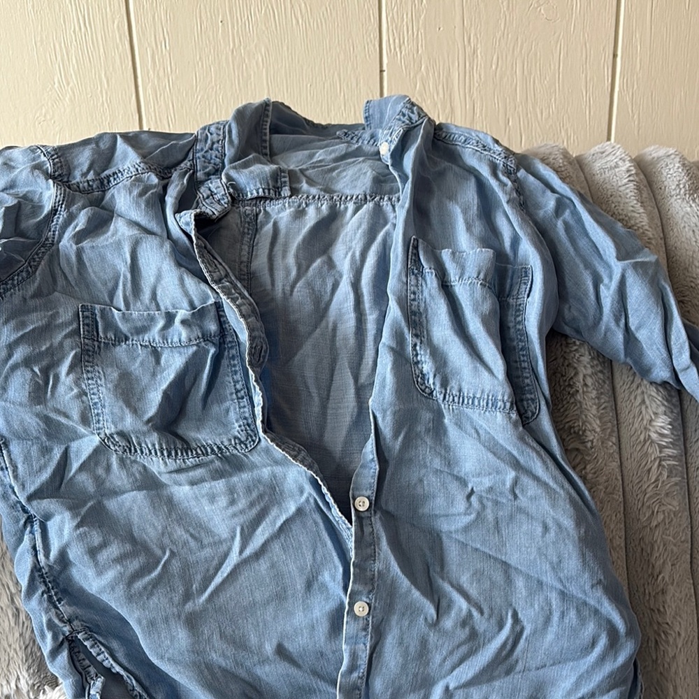 Abercrombie & Fitch Blue Button Down Shirt